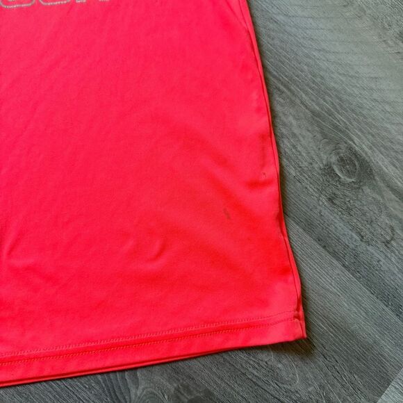 Under Armour Neon Orange Camo Shirt Youth Medium Loose Fit - Picture 4 of 9